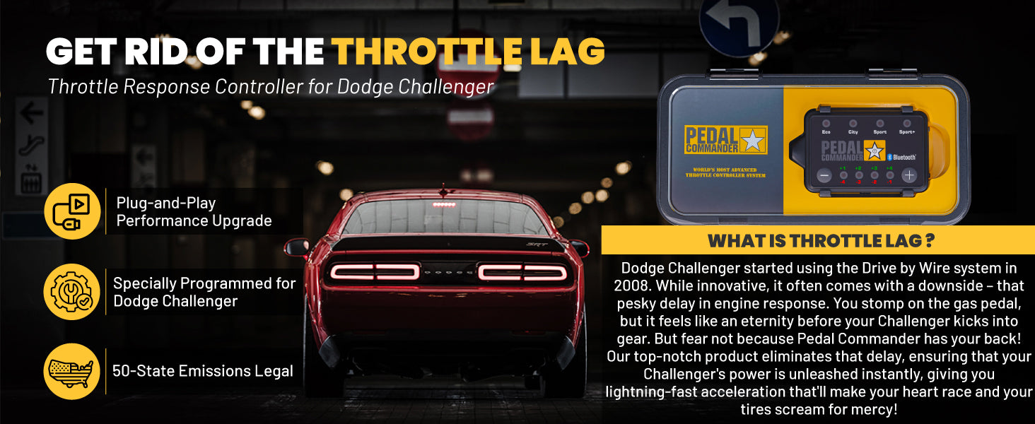 Pedal Commander for Dodge Challenger