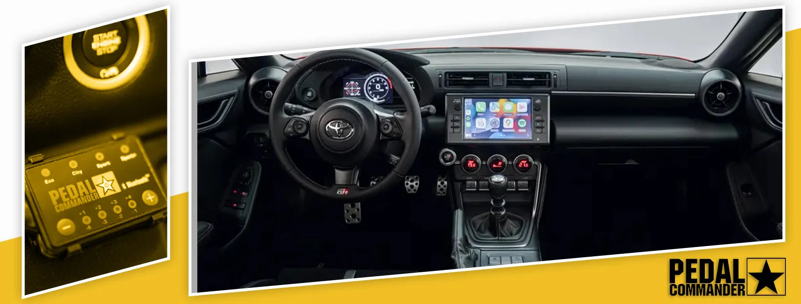 Pedal Commander for Toyota GR86 - interior
