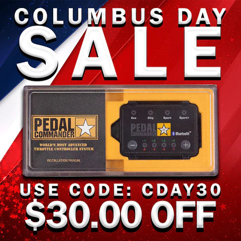 Pedal Commander-Sonderangebot zum Columbus-Day!