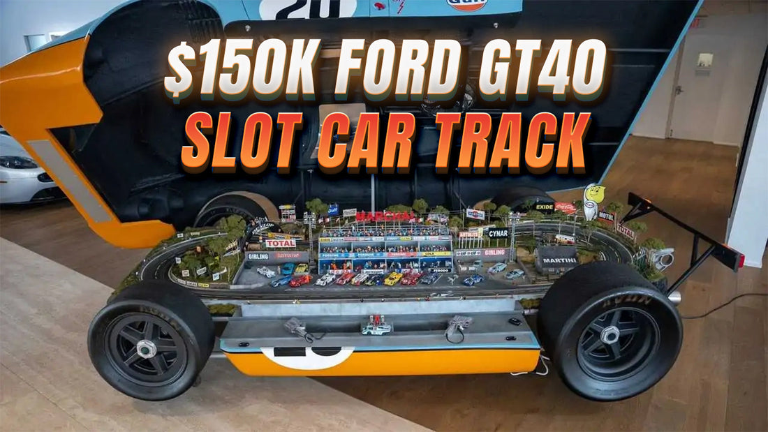 
$150K Ford GT40 Slot Car Track: The Ultimate Collector’s Dream or the Craziest Racing Flex?