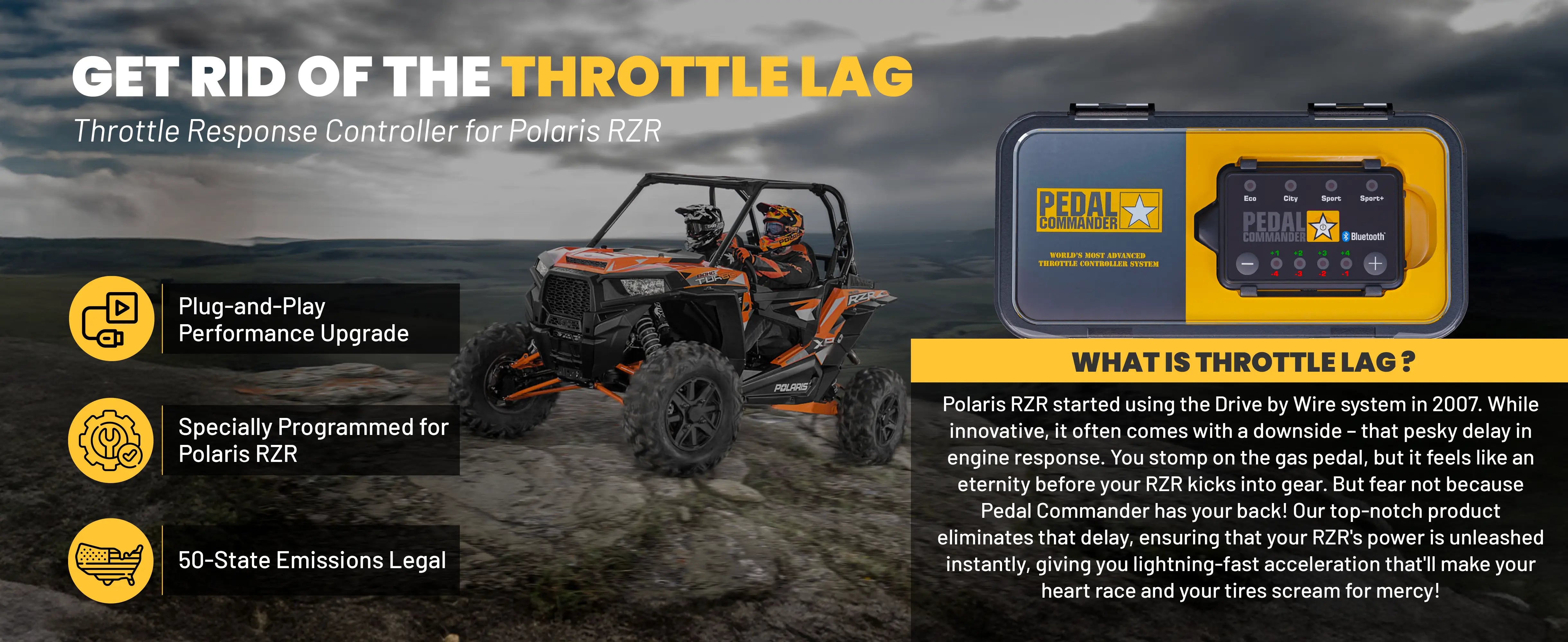 Pedal Commander for Polaris RZR