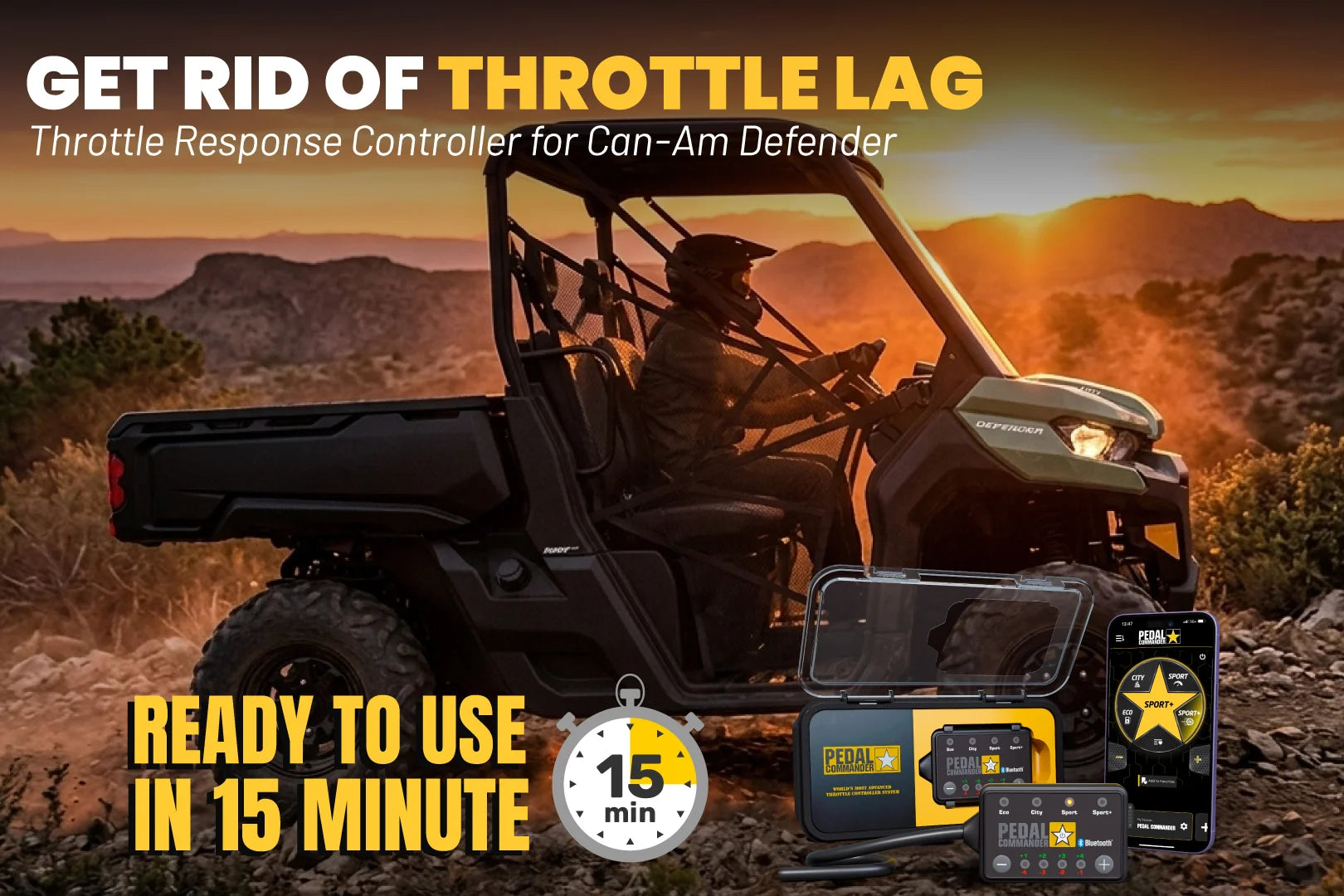 Pedal Commander for Can-Am Defender