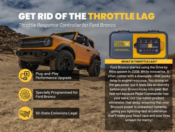 PC18 / Ford / Bronco / U725 (2021+) / (2.3L EcoBoost - 2.7L EcoBoost Twin Turbo V6 - 3.0L EcoBoost Twin Turbo V6)