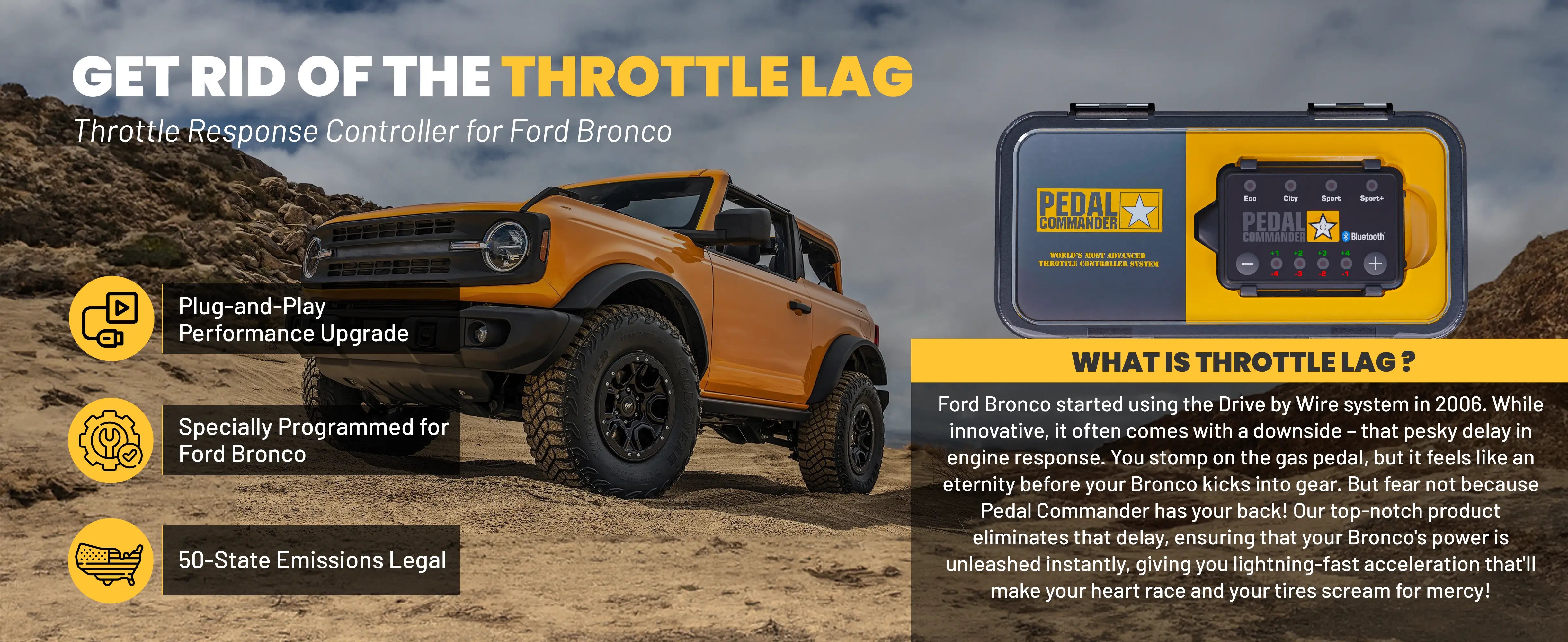 Pedal Commander for Ford Bronco