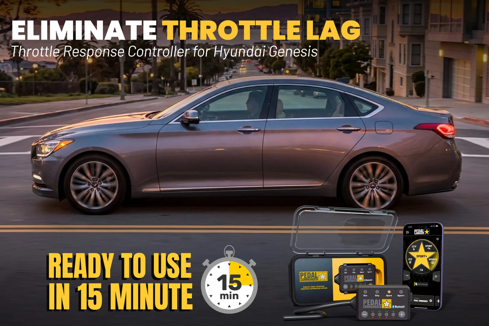 Pedal Commander for Hyundai Genesis Sedan