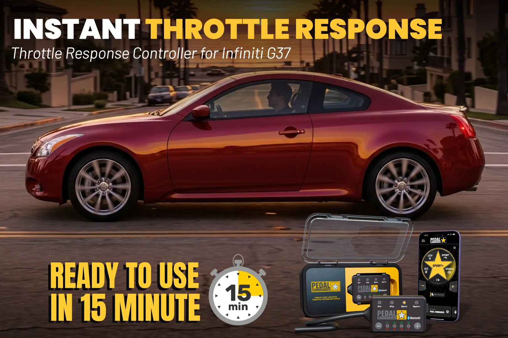 Pedal Commander para Infiniti G37