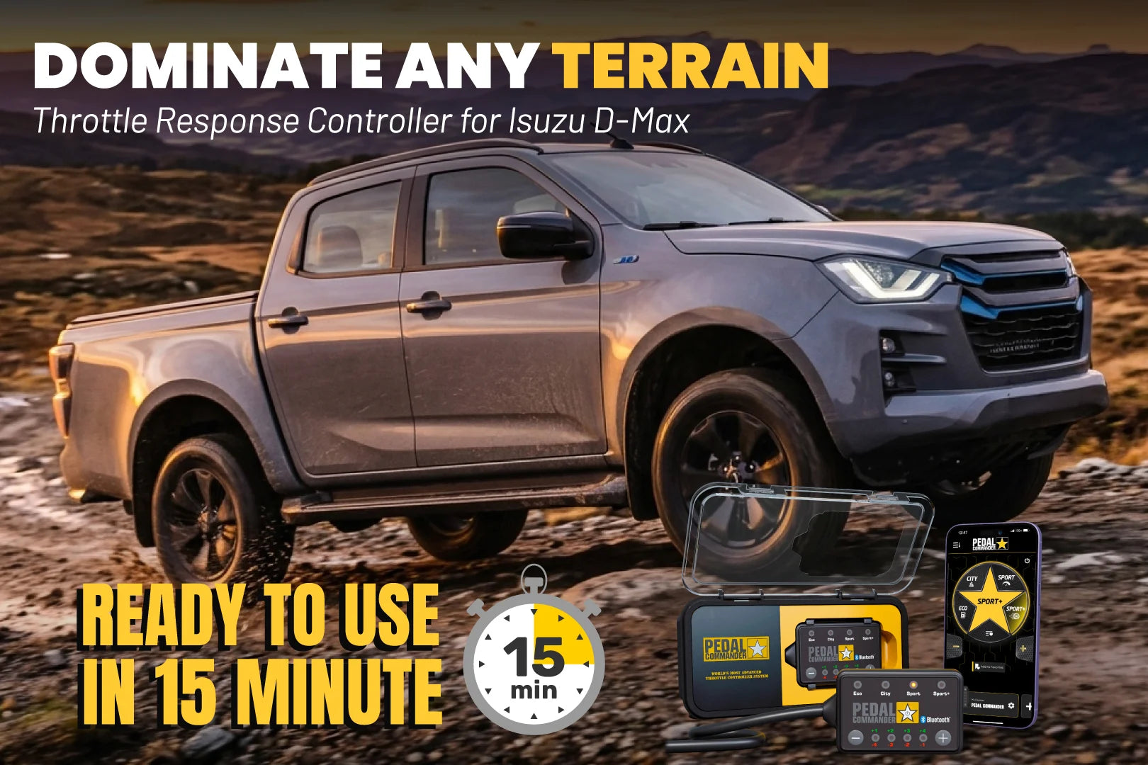 Pedal Commander para Isuzu D-Max