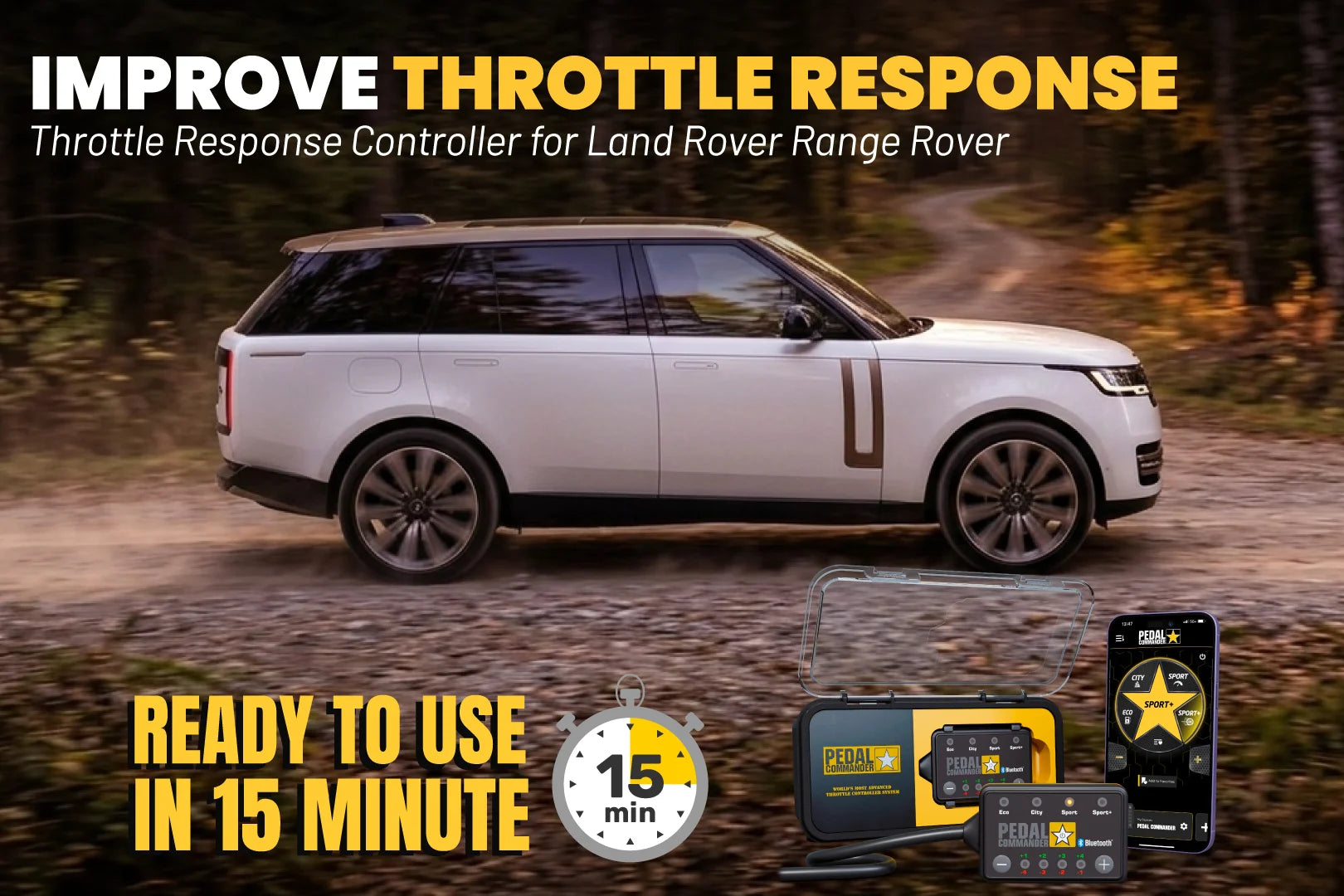 Pedal Commander para Land Rover Range Rover