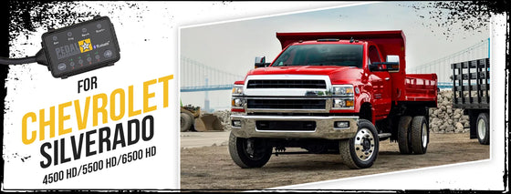 
Pedal Commander® para Chevrolet Silverado Chasis Cabinas (4500 HD/5500HD/6500HD)