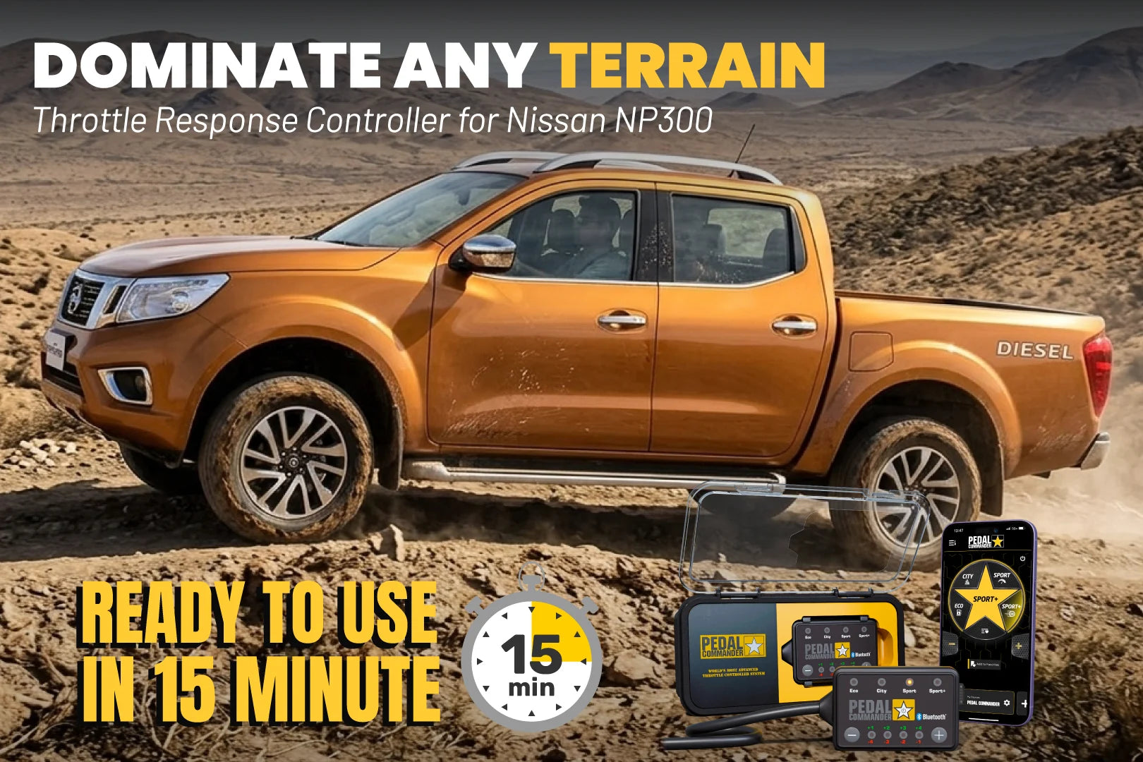 Pedal Commander para Nissan NP300