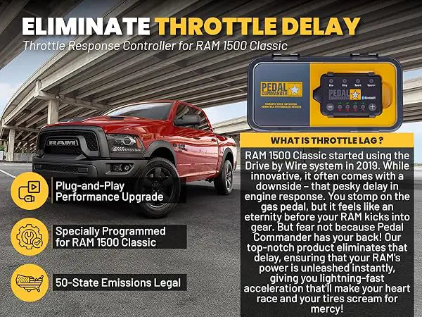 pedal commander ram 1500 Throttle Response Controller for RAM 1500 Classic – Pedal Commander®