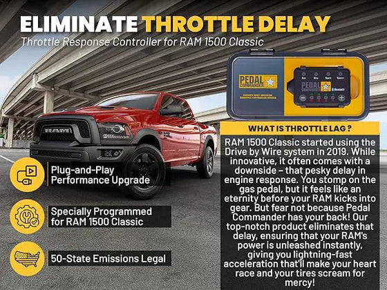 dodge ram pedal commander Throttle Response Controller for RAM 1500 Classic – Pedal Commander®
