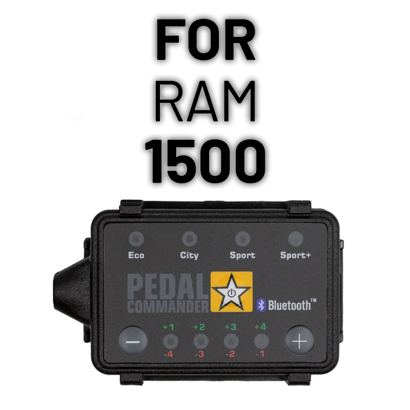 Pedal Commander PC78 Bluetooth Throttle Response Controller for 2013-2026 (DT / new body; not 1500 Classic) Ram 1500 (3.6L Pentastar V6 (DS), 5.7L HEMI V8 (DS), 3.0L EcoDiesel V6 (DS, first-gen), 3.6L Pentastar V6 (DS/Classic), 5.7L HEMI V8 (DS/Classic), 3.6L Pentastar V6 eTorque (DT), 5.7L HEMI V8 (DT), 5.7L HEMI V8 eTorque (DT), 3.0L EcoDiesel V6 (DT, third-gen), 6.2L Supercharged HEMI V8 (Hellcat), 3.0L Hurricane Twin-Turbo I6 (Standard Output), 3.0L Hurricane Twin-Turbo I6 (High Output))