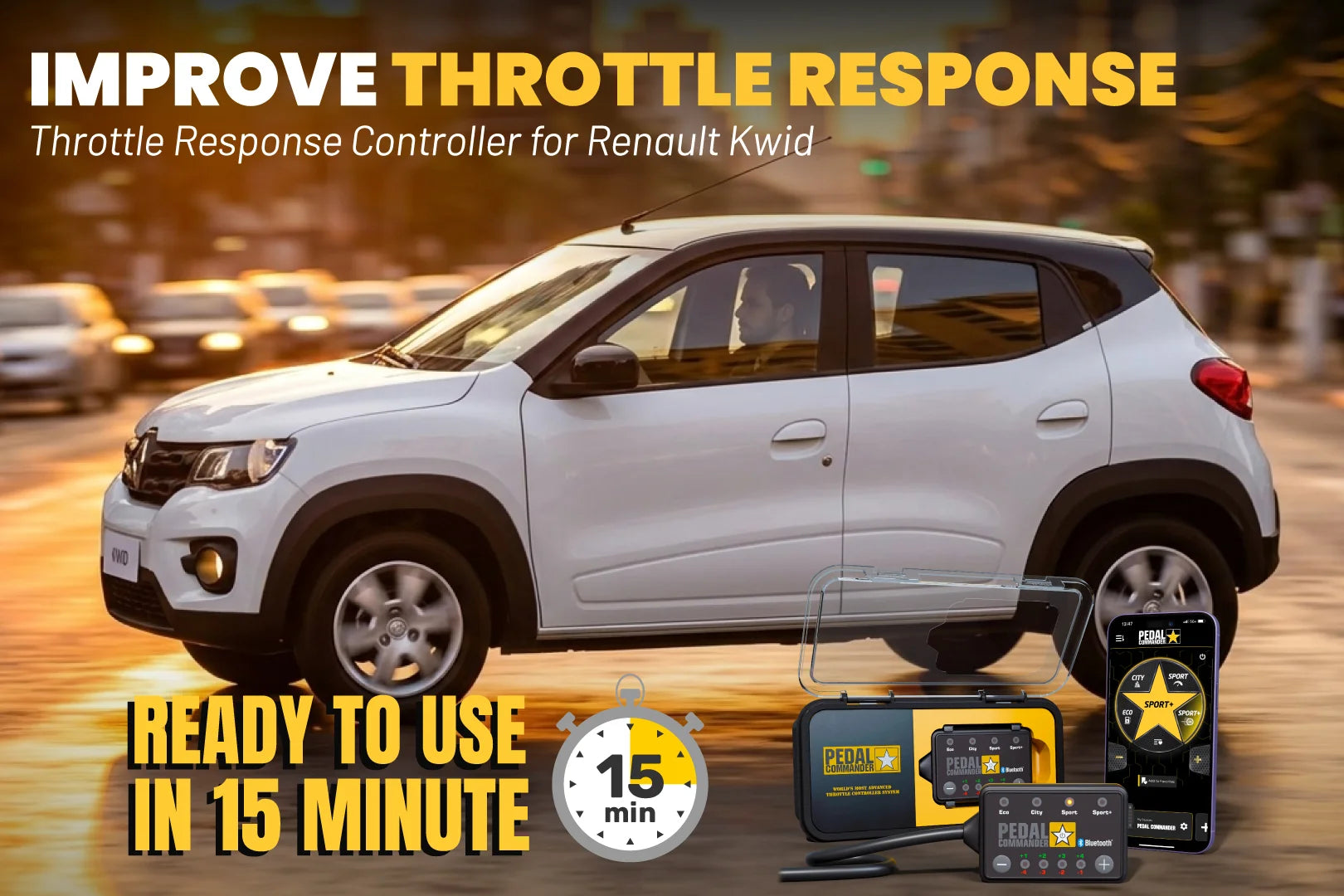 Pedal Commander for Renault KWID