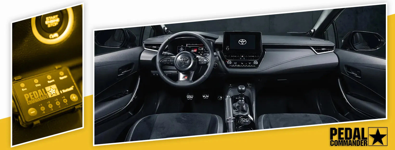 Pedal Commander for Toyota GR Corolla - interior
