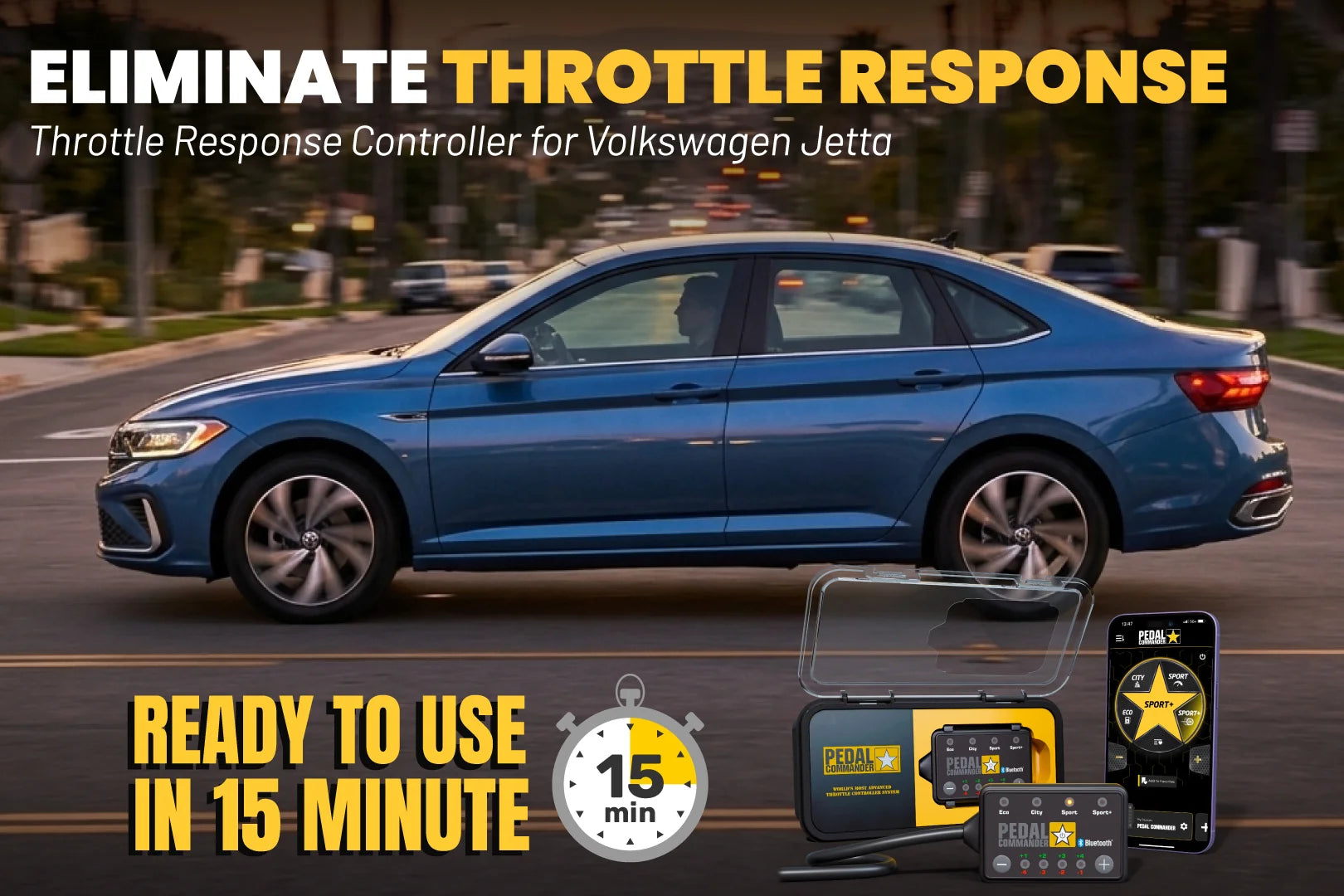 Pedal Commander para Volkswagen Jetta