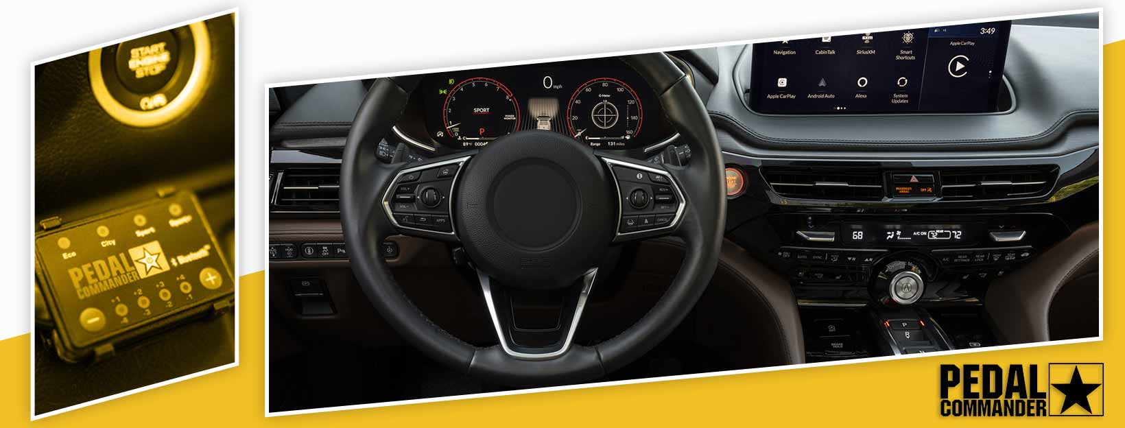 Pedal Commander for Acura RLX - interior