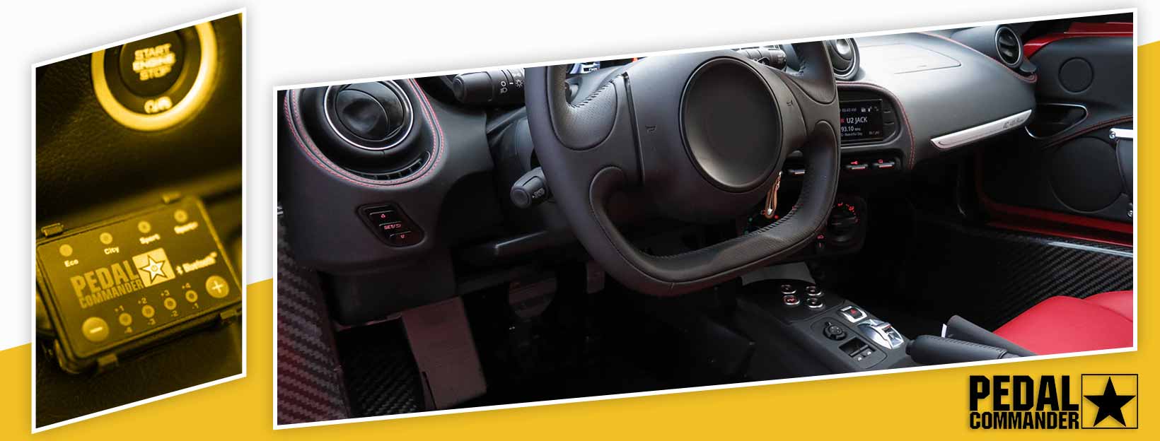 Pedal Commander for Alfa Romeo 4C - interior