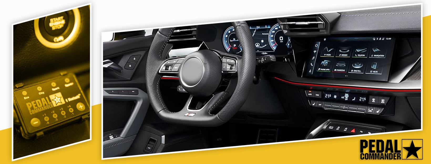 Pedal Commander for Audi A3 - interior