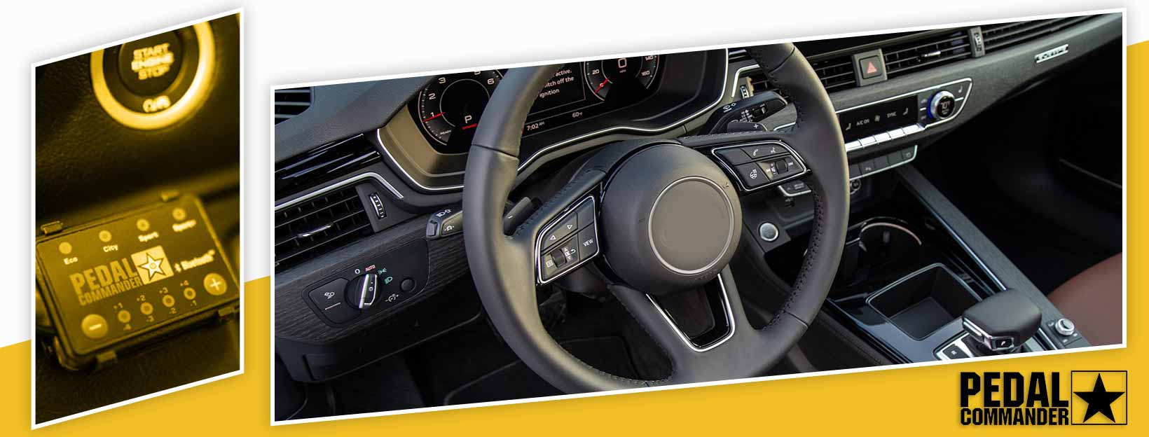 Pedal Commander for Audi A4 - interior
