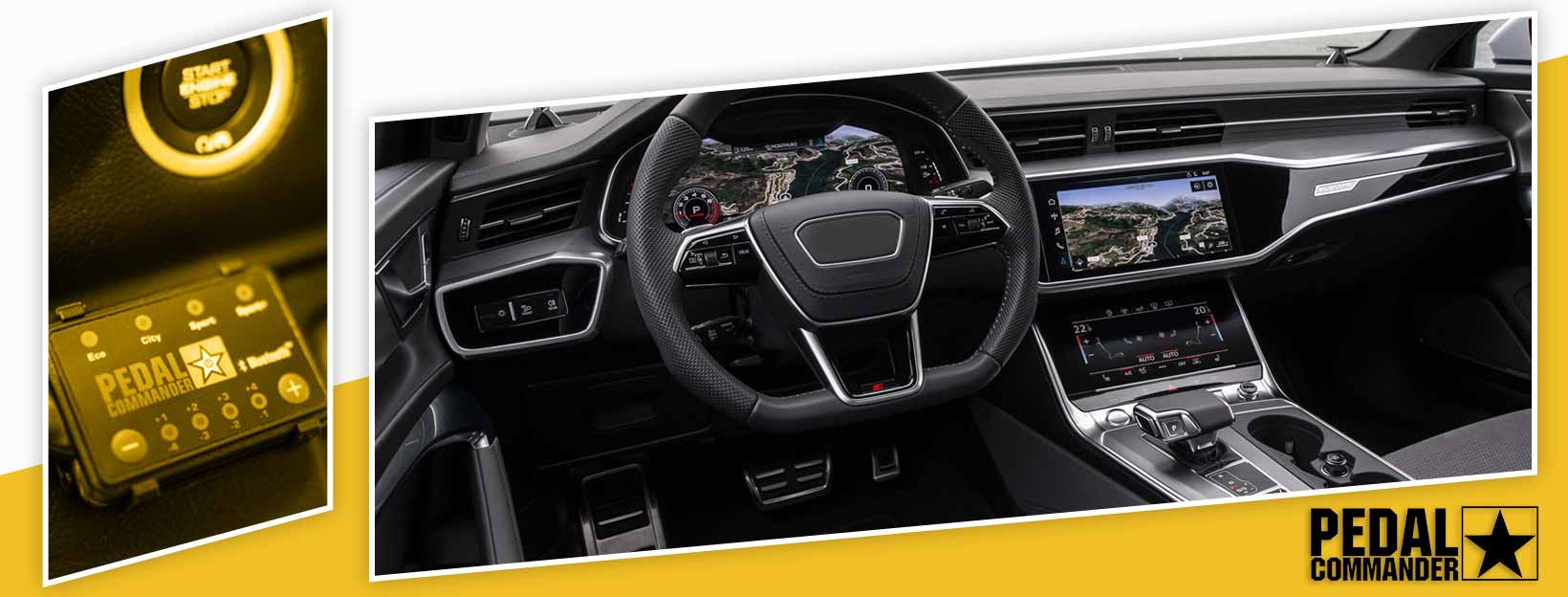 Pedal Commander for Audi A6 - interior