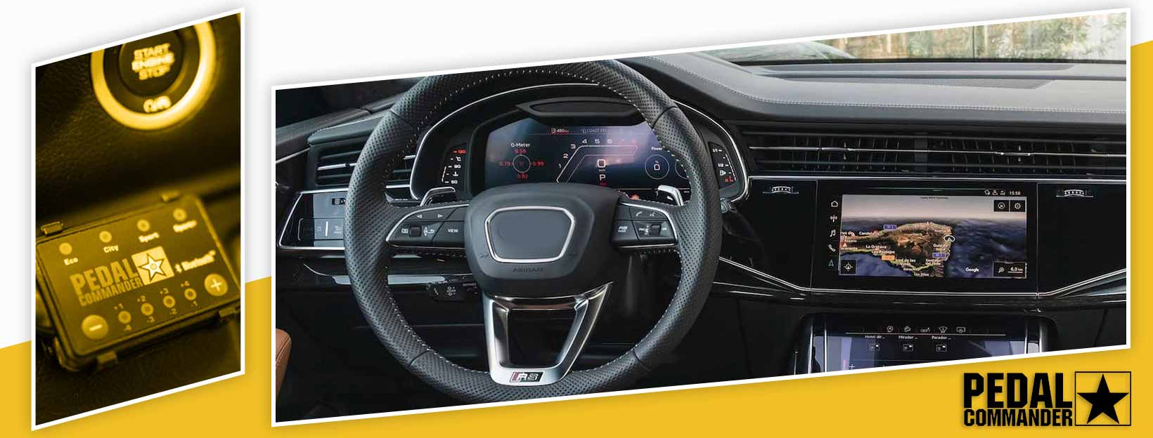 Pedal Commander for Audi Q8 - interior