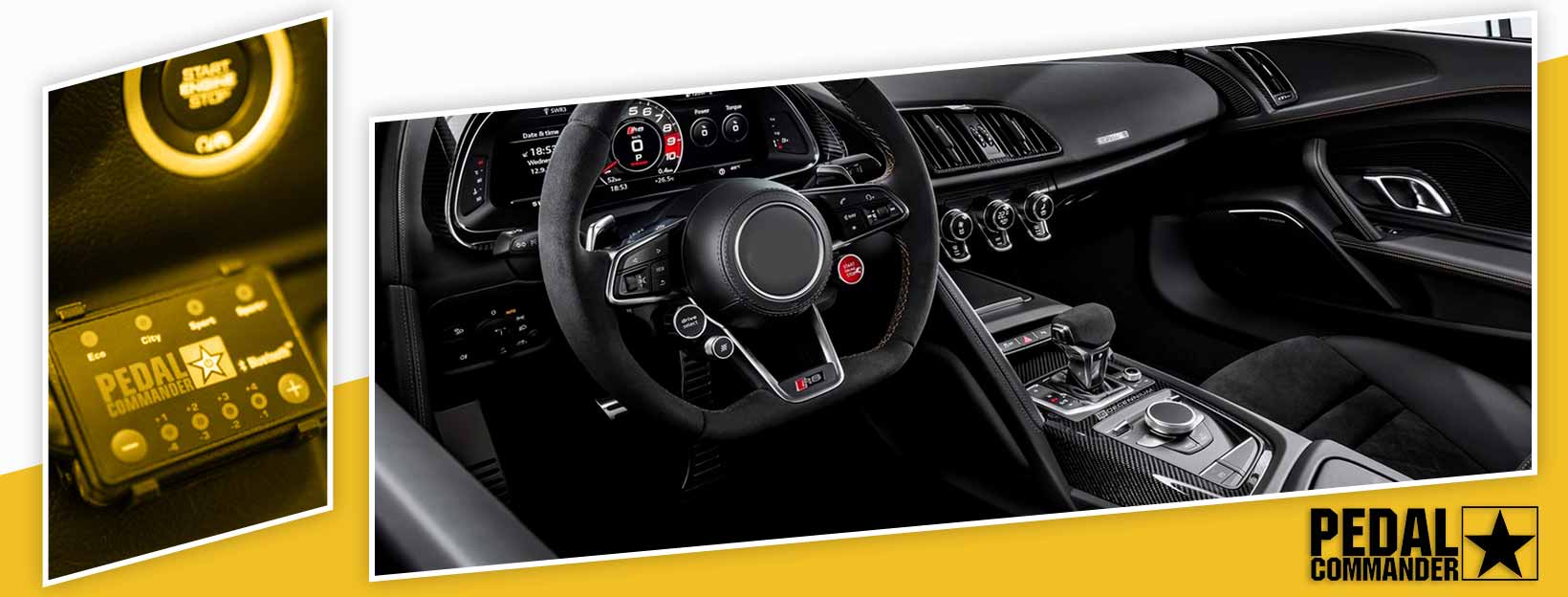 Pedal Commander for Audi R8 - interior