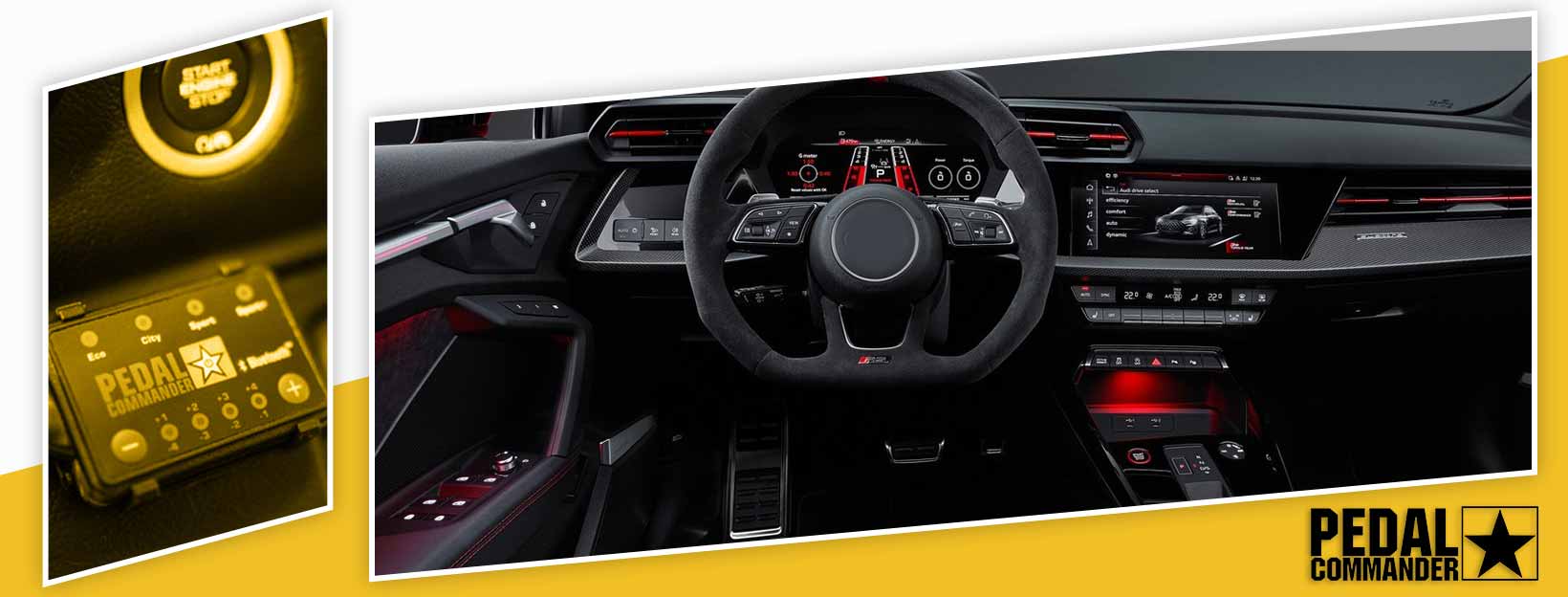 Pedal Commander for Audi RS3 - interior