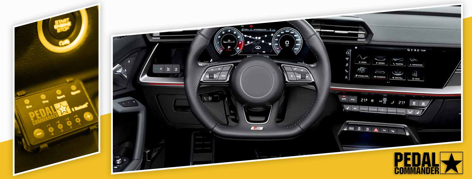 Pedal Commander for Audi S3 - interior