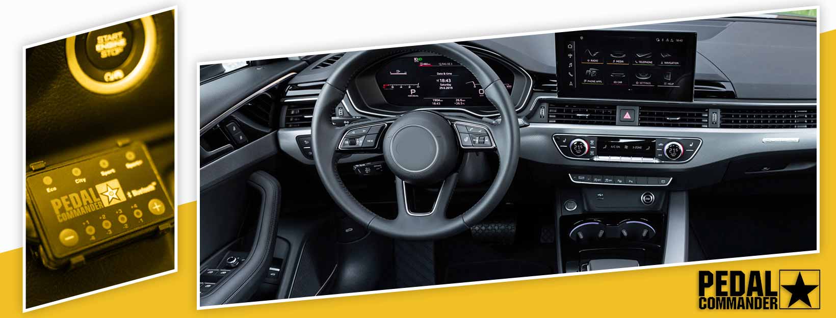 Pedal Commander for Audi S4 - interior