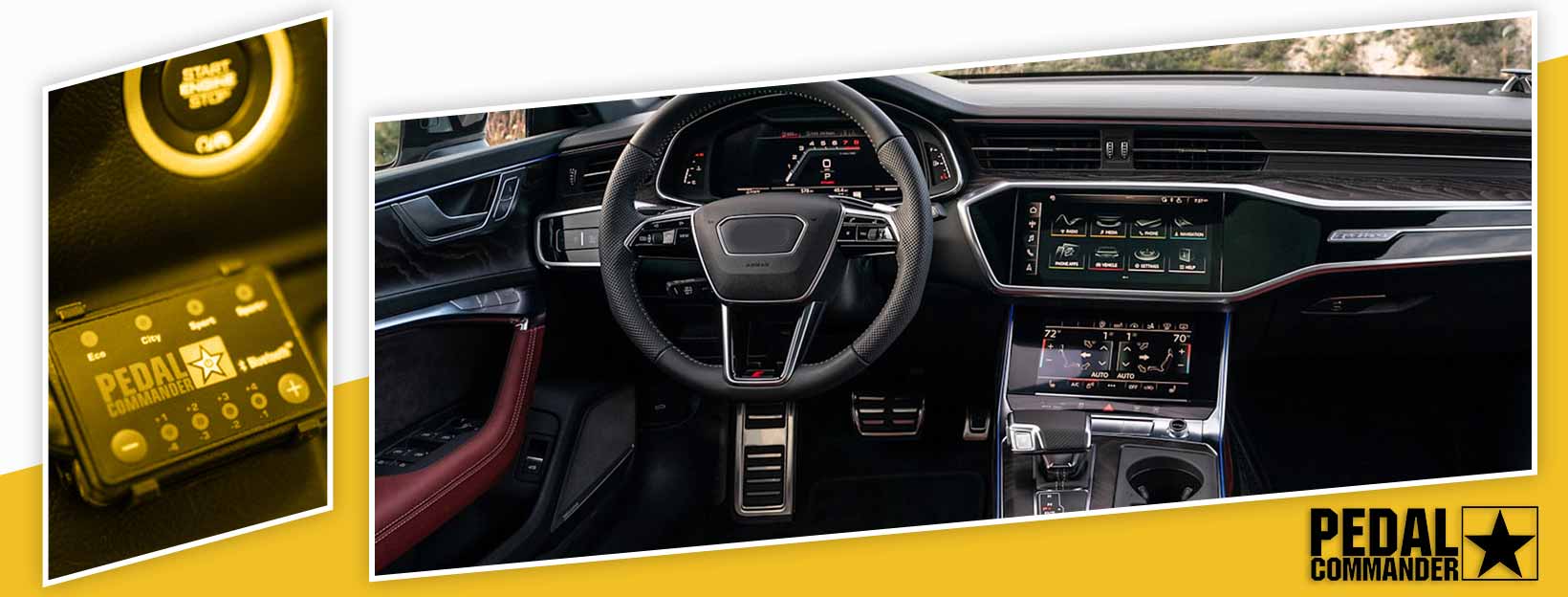 Pedal Commander for Audi S6 - interior