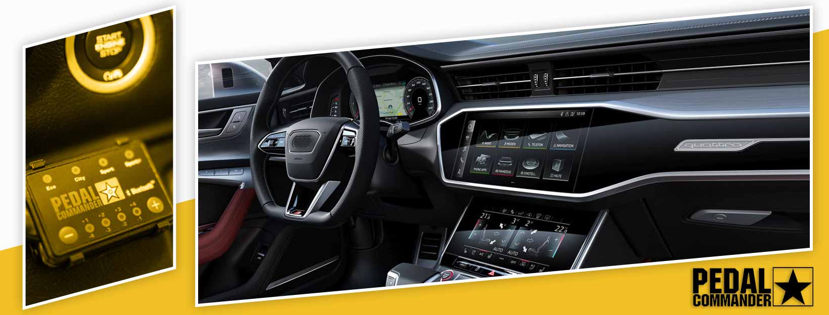 Pedal Commander for Audi S7 - interior