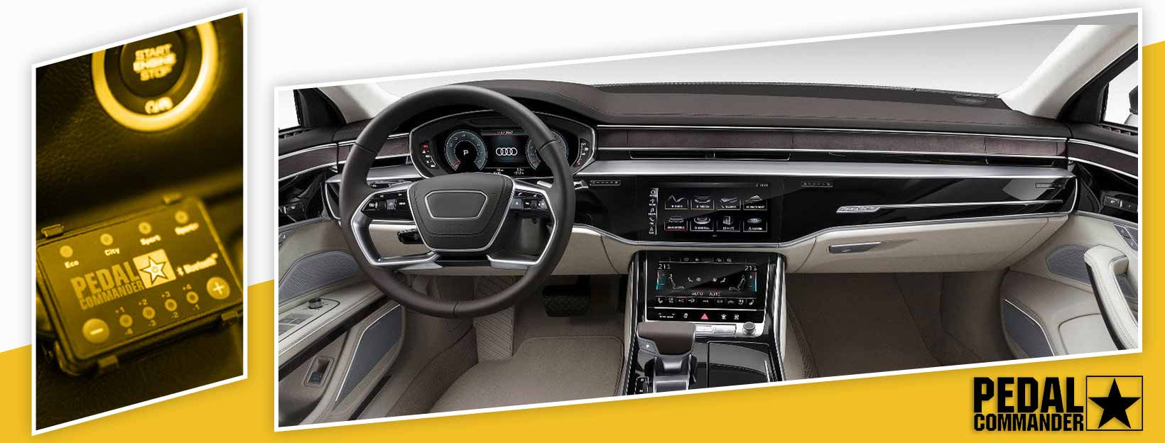 Pedal Commander for Audi S8 - interior