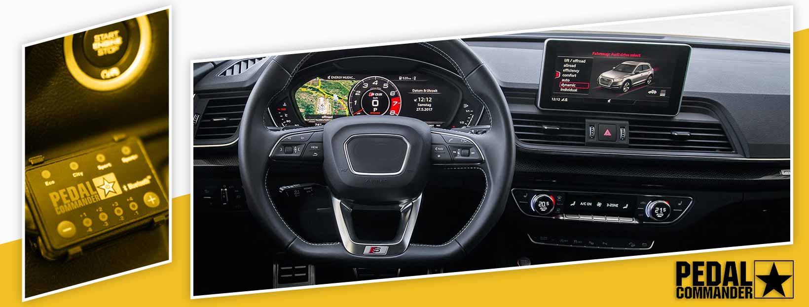 Pedal Commander for Audi SQ5 - interior