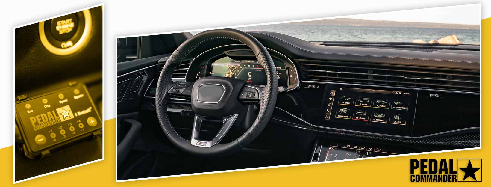 Pedal Commander for Audi SQ8 - interior