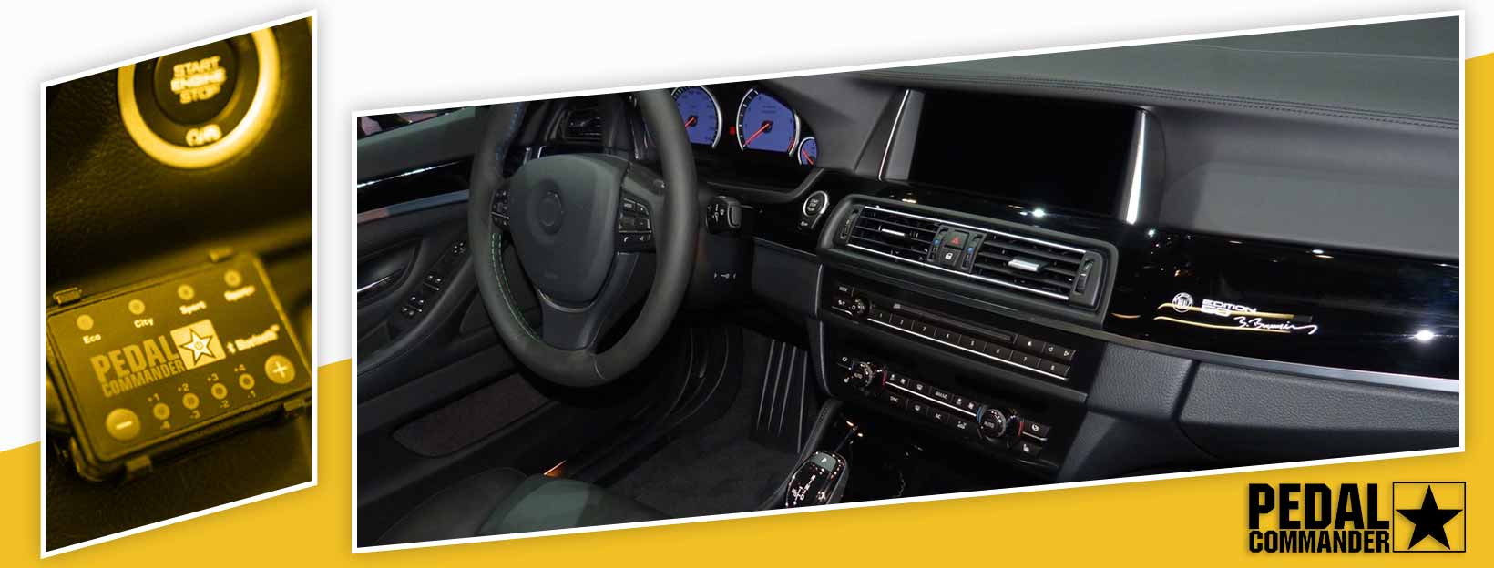 Pedal Commander for BMW Alpina B5 - interior