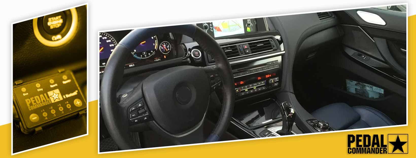 Pedal Commander for BMW Alpina B6 - interior