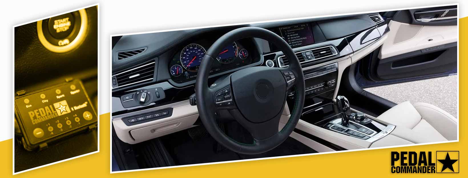 Pedal Commander for BMW Alpina B7 - interior