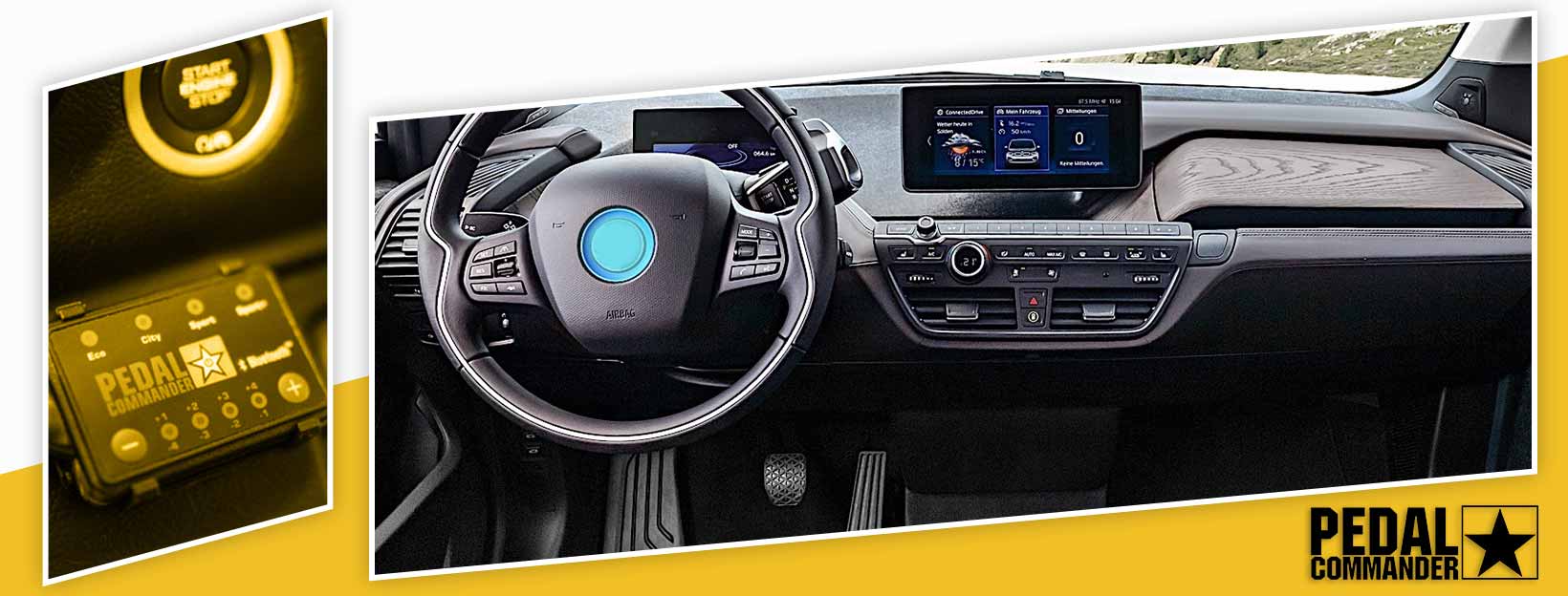 Pedal Commander for BMW i3 - interior