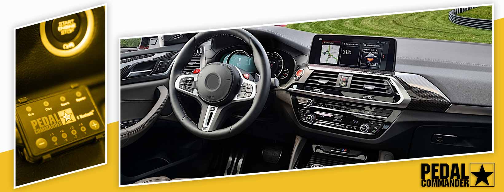 Pedal Commander for BMW X4 - interior