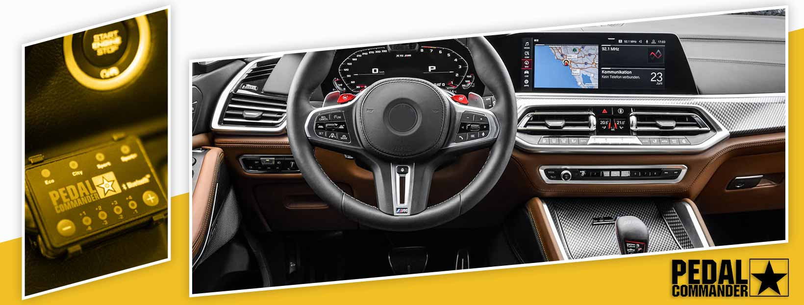 Pedal Commander for BMW X5 - interior