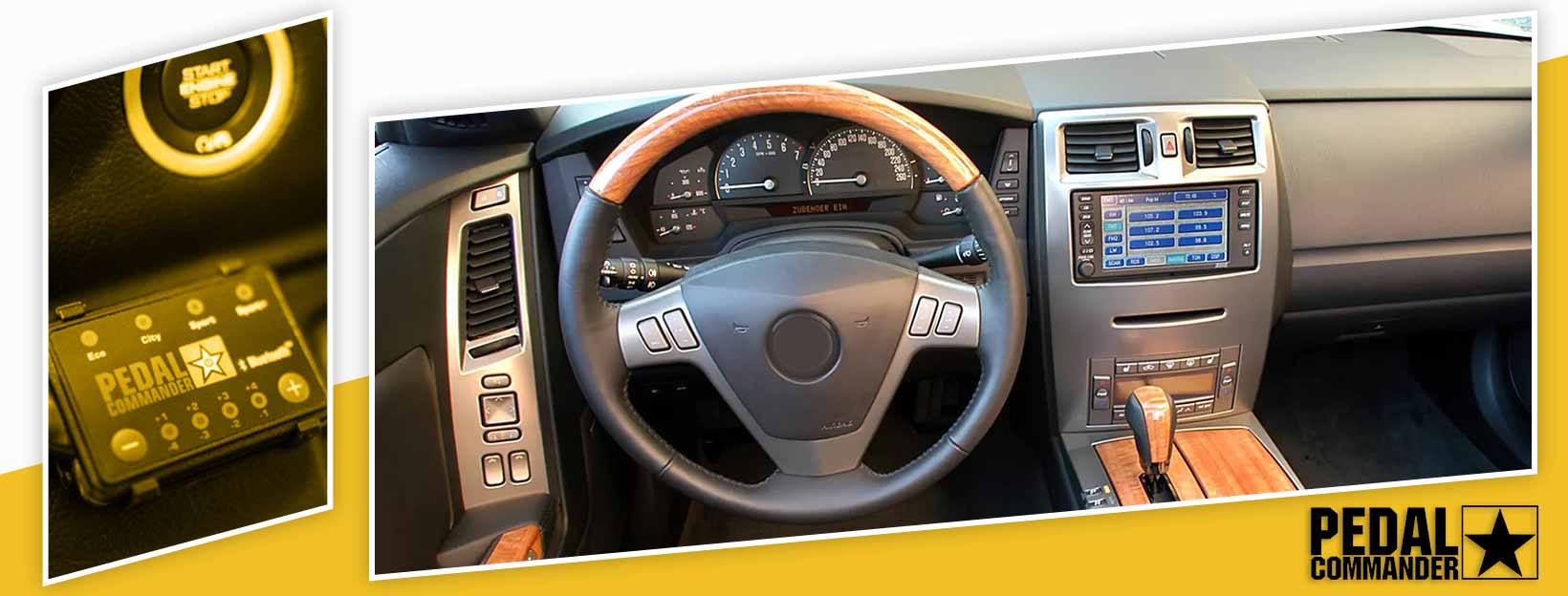 Pedal Commander for Cadillac XLR - interior