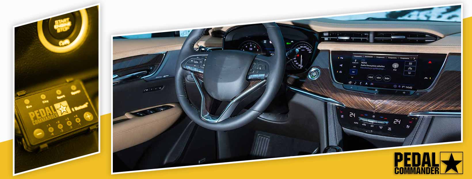 Pedal Commander for Cadillac XT6 - interior