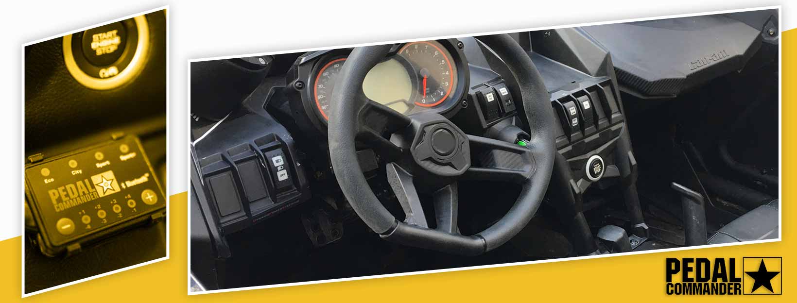 Pedal Commander for Can-Am Commander - interior