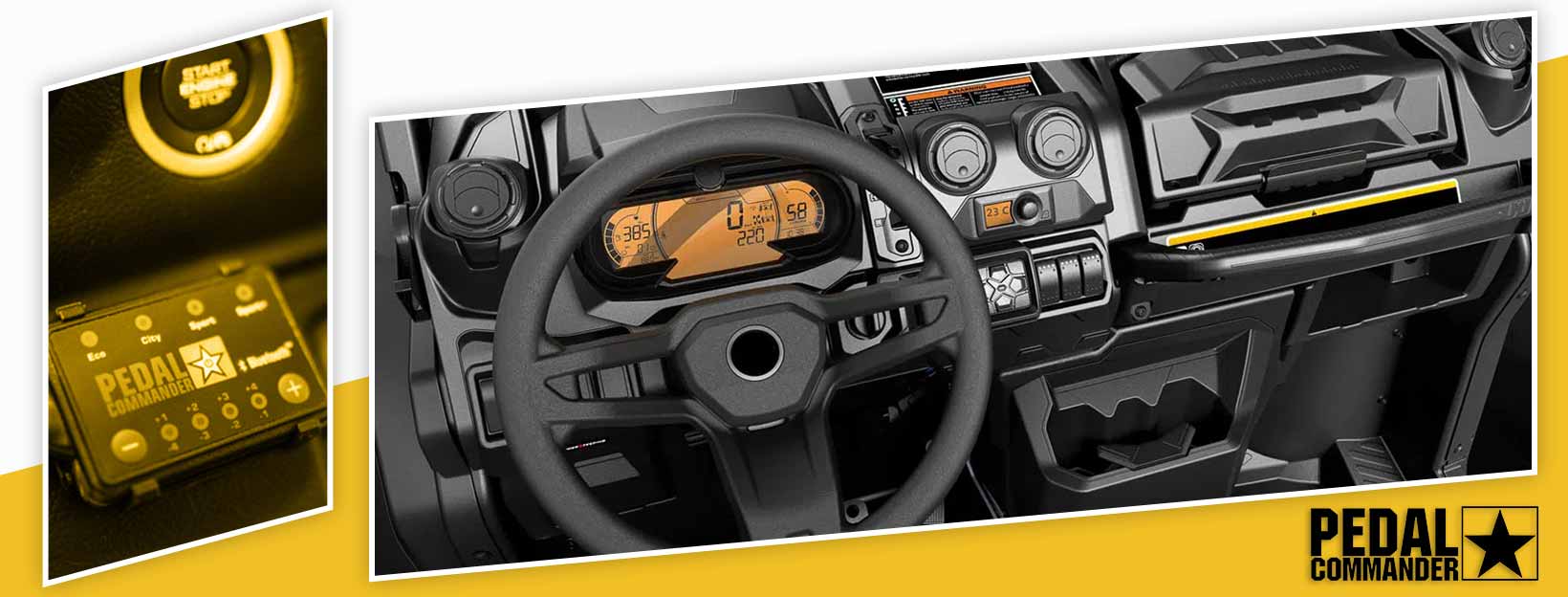 Pedal Commander for Can-Am Defender - interior