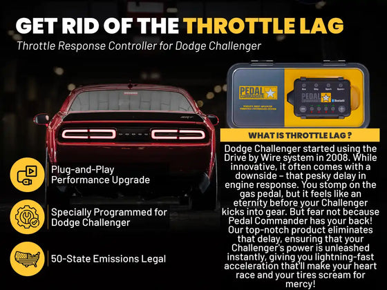 dodge challenger pedals Pedal Commander® for Dodge Challenger Performance Upgrade