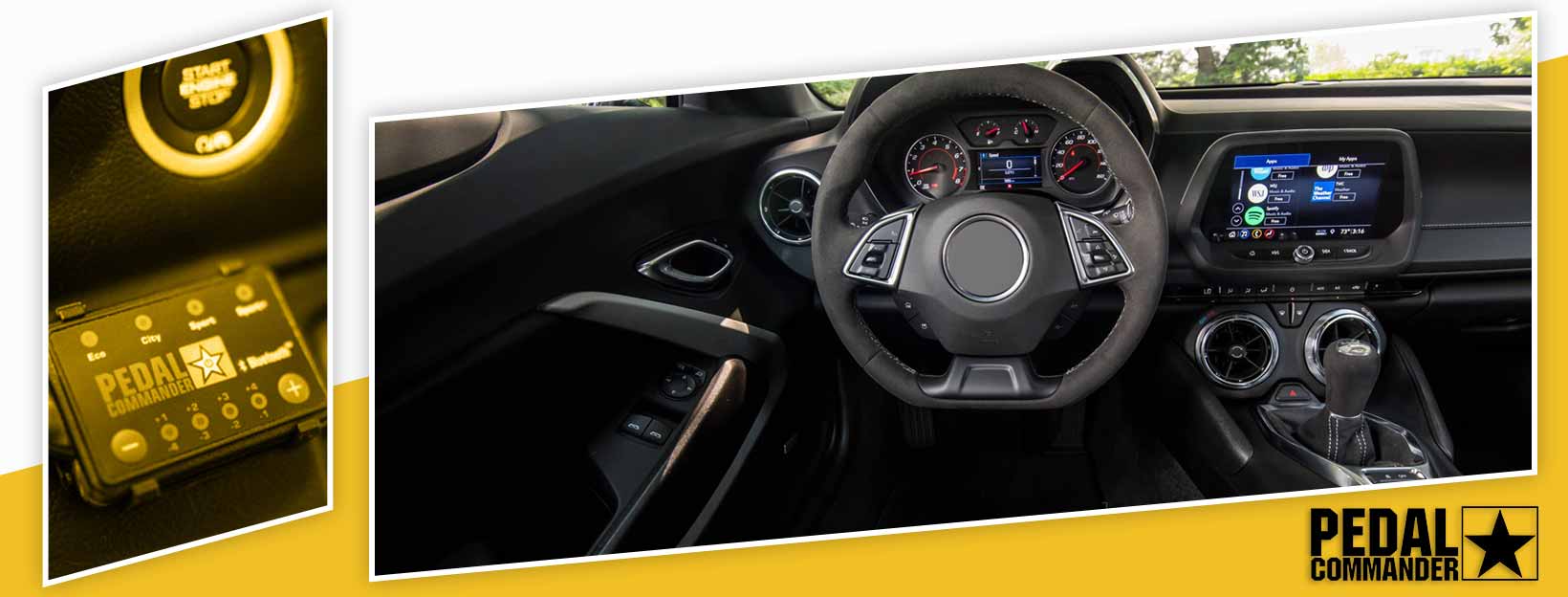 Pedal Commander for Chevrolet Camaro - interior