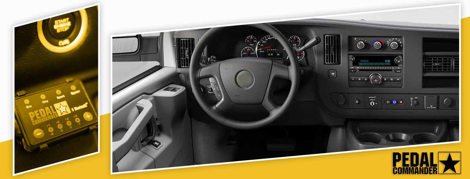 Pedal Commander for Chevrolet Express - interior