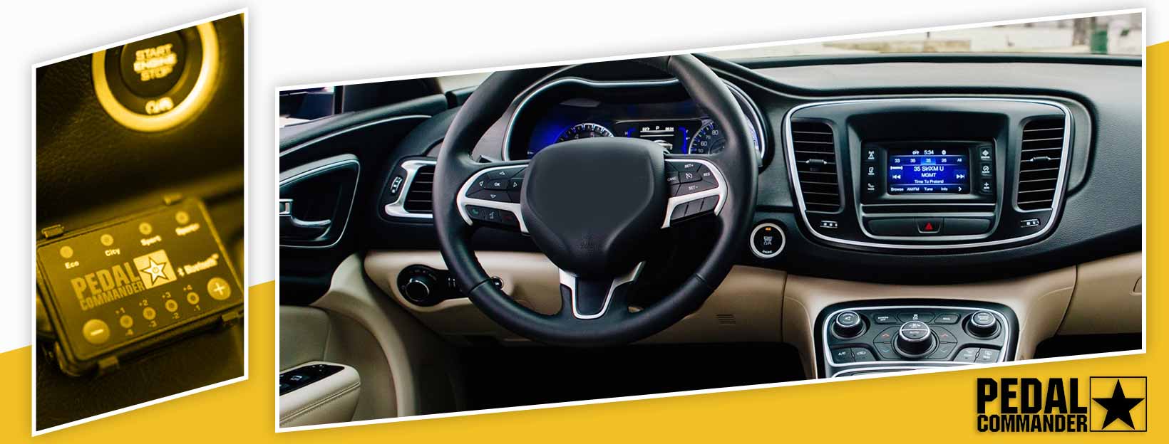 Pedal Commander for Chrysler 200 - interior