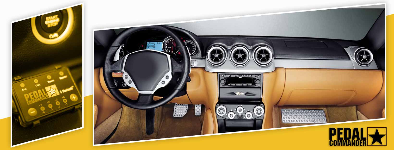 Pedal Commander for Ferrari 612 - interior